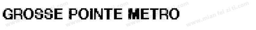 Grosse Pointe Metro字体转换
